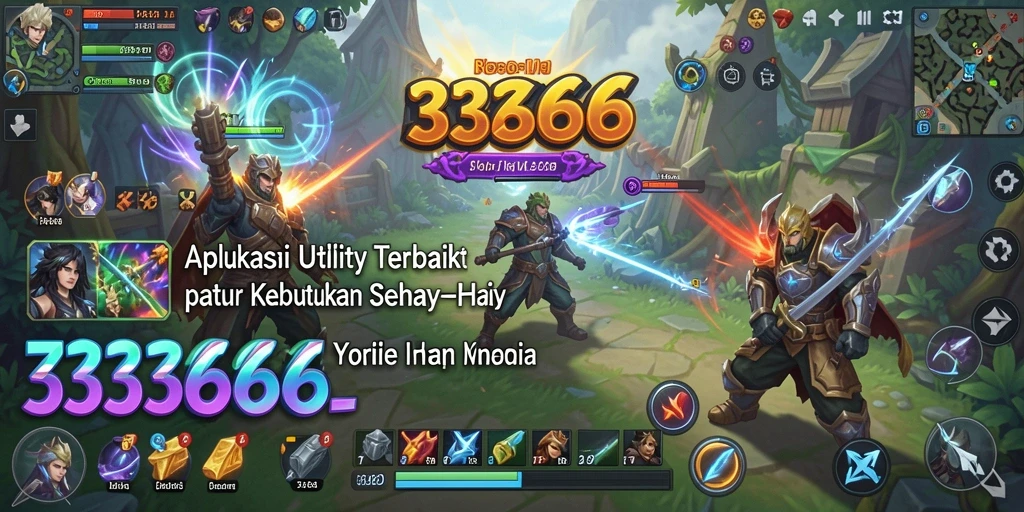 Tampilan screenshot aplikasi 333666 dengan fitur Utility lengkap.