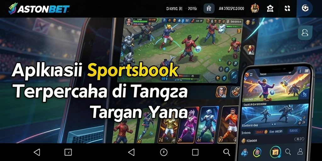 Tampilan utama ASTONBET menampilkan pilihan taruhan olahraga secara jelas.