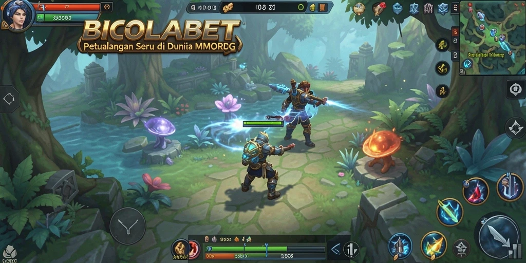 Tampilan gameplay seru dan dinamis di BIOLABET.