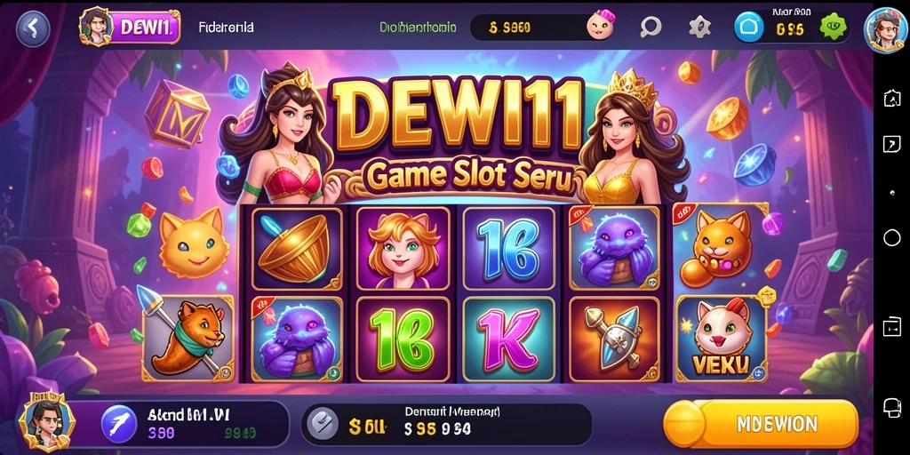 Screenshot DEWI11 menampilkan gameplay seru dan fitur menarik dari game Slot.