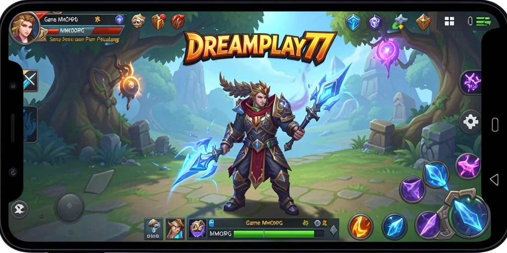 Tangkapan layar gameplay <strong>DREAMPLAY77</strong> yang menampilkan pertarungan epik.