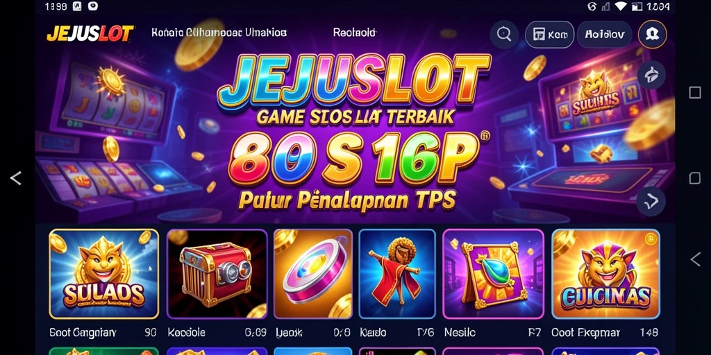 Screenshot JEJUSLOT menampilkan gameplay yang menarik dan seru.