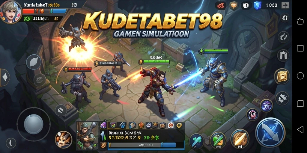 Tangkapan layar menunjukkan gameplay KUDETABET98 yang mendebarkan.