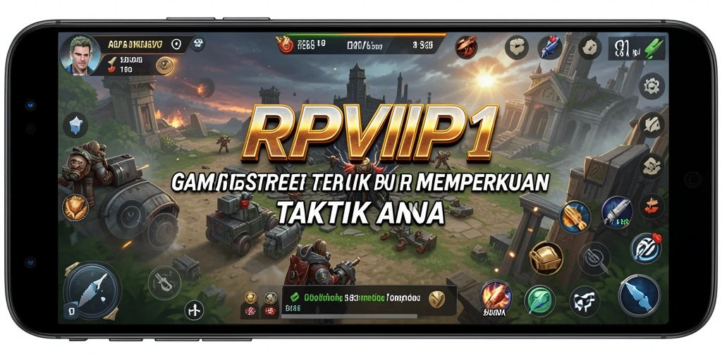 Screenshot gameplay RPVIP1 menunjukkan strategi yang intens dan seru.
