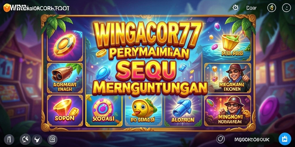 Tampilan menarik dari gameplay WINGACOR77 yang penuh warna.