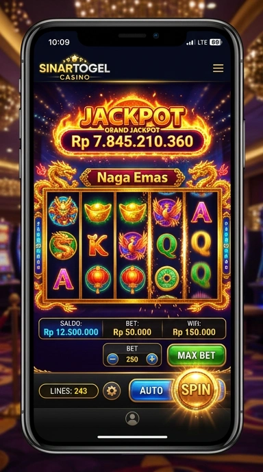 Menampilkan antarmuka sinartogel yang intuitif dan mudah digunakan.
