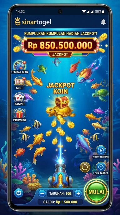 Screenshot fitur unggulan sinartogel yang memudahkan navigasi.